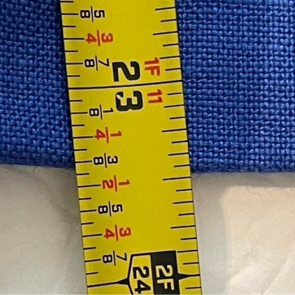 Talbots Cobalt Blue 100% Linen CottageCore Blazer Jacket NWOT Size 4 - Picture 11 of 11